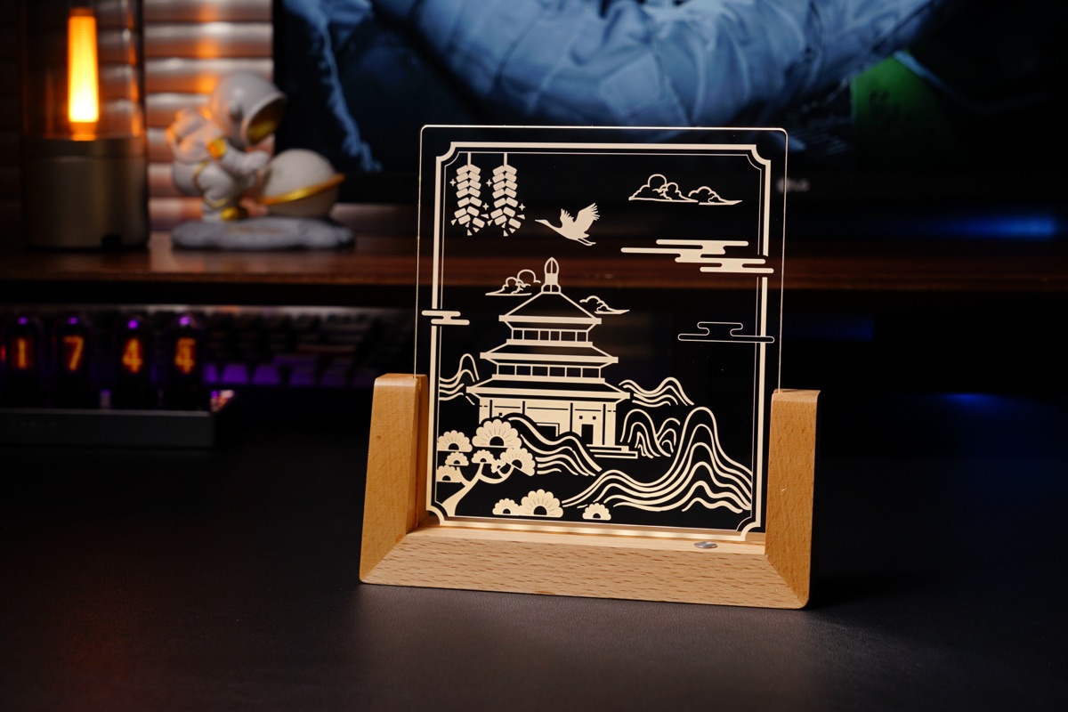 3D亚克力小夜灯 — 异形定制 1